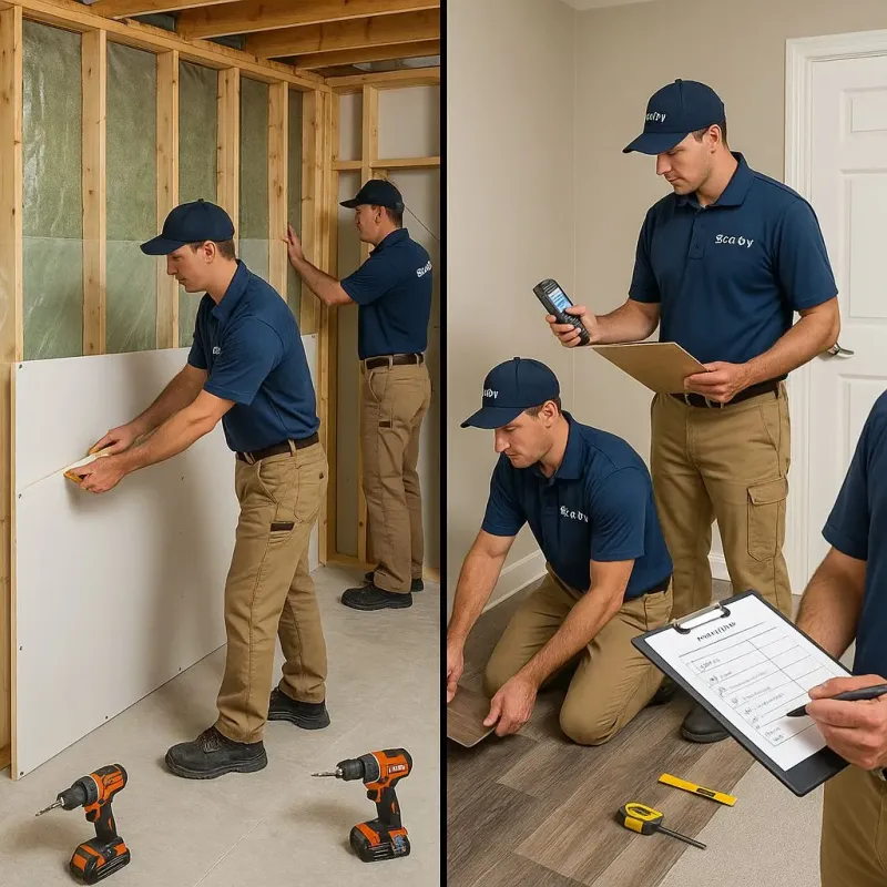 Repairs and Reconstruction process in Washington County, TX